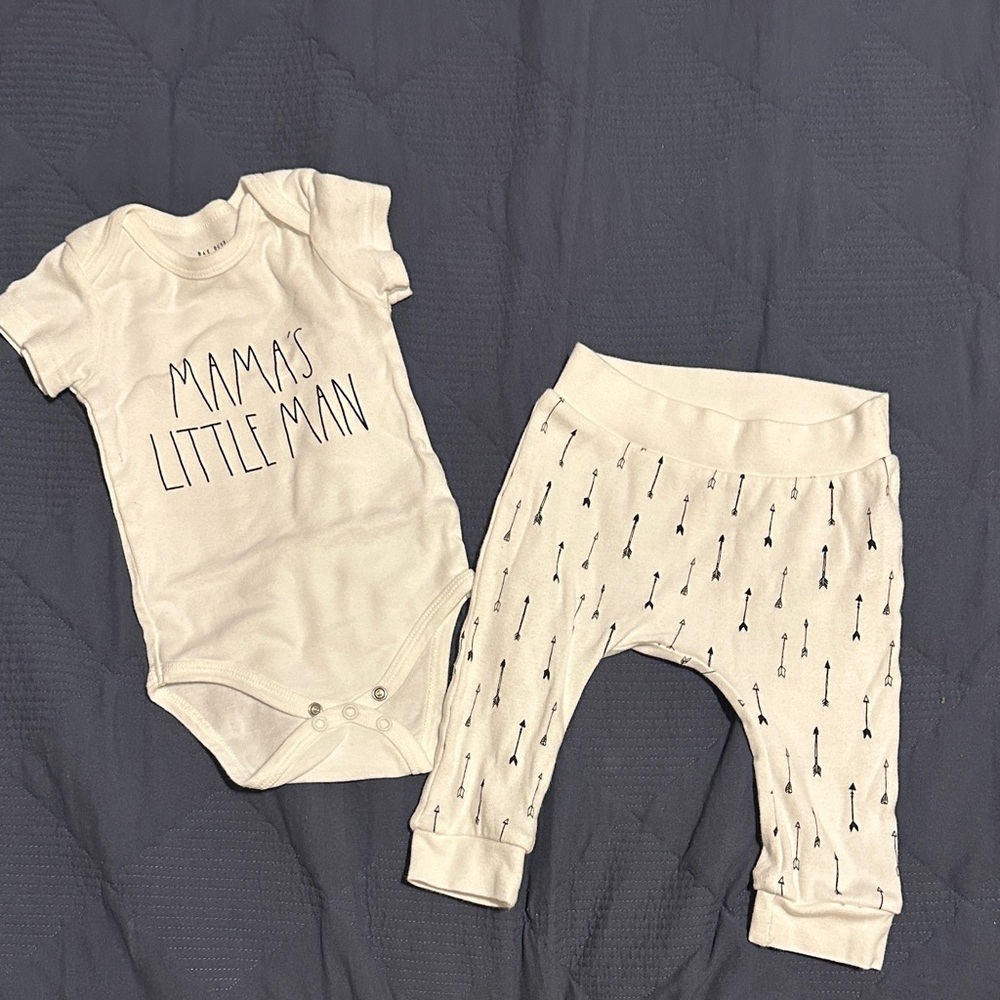 Rae Dunn baby outfit